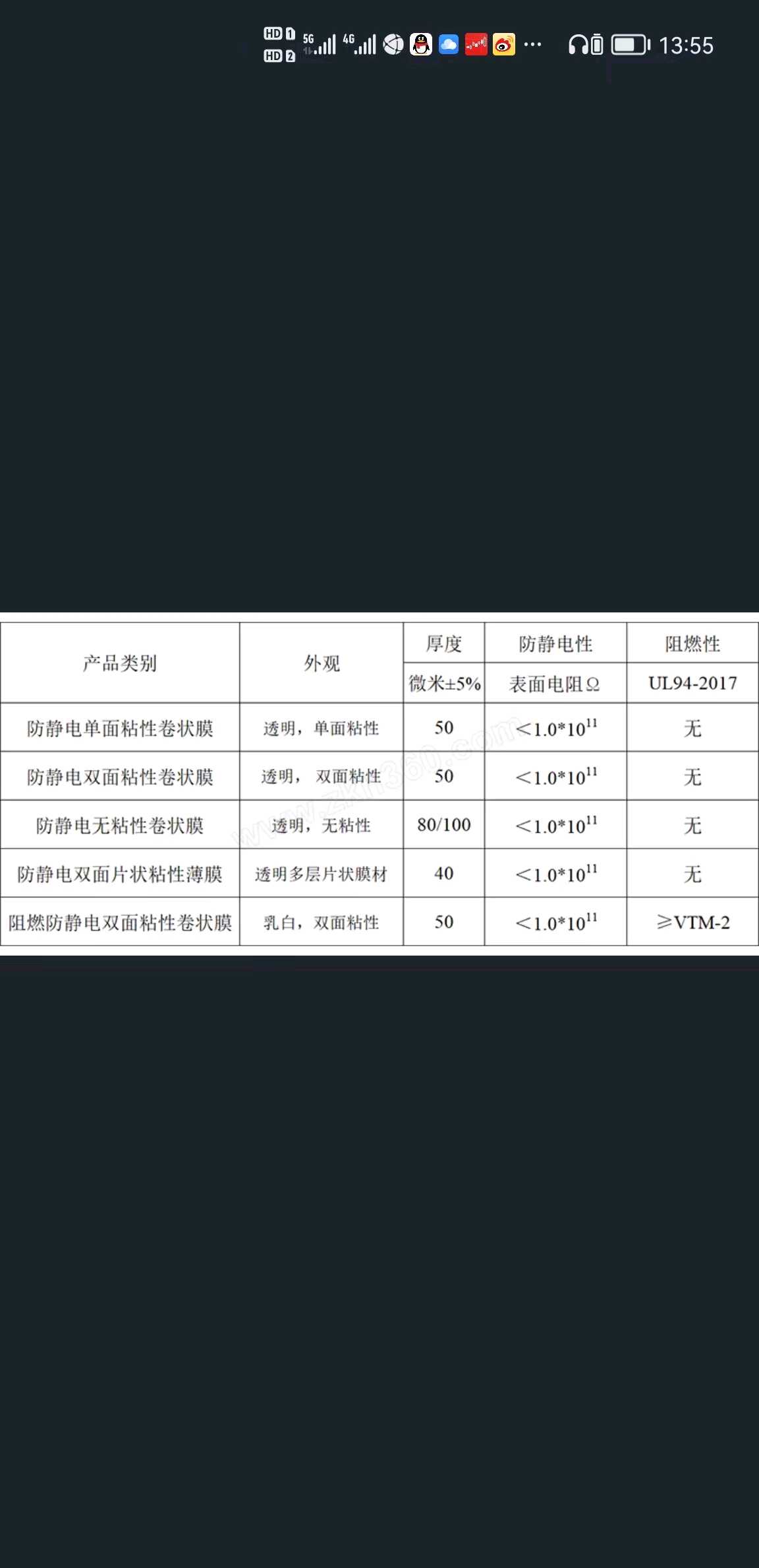 PE雙面膠，耐高溫120℃