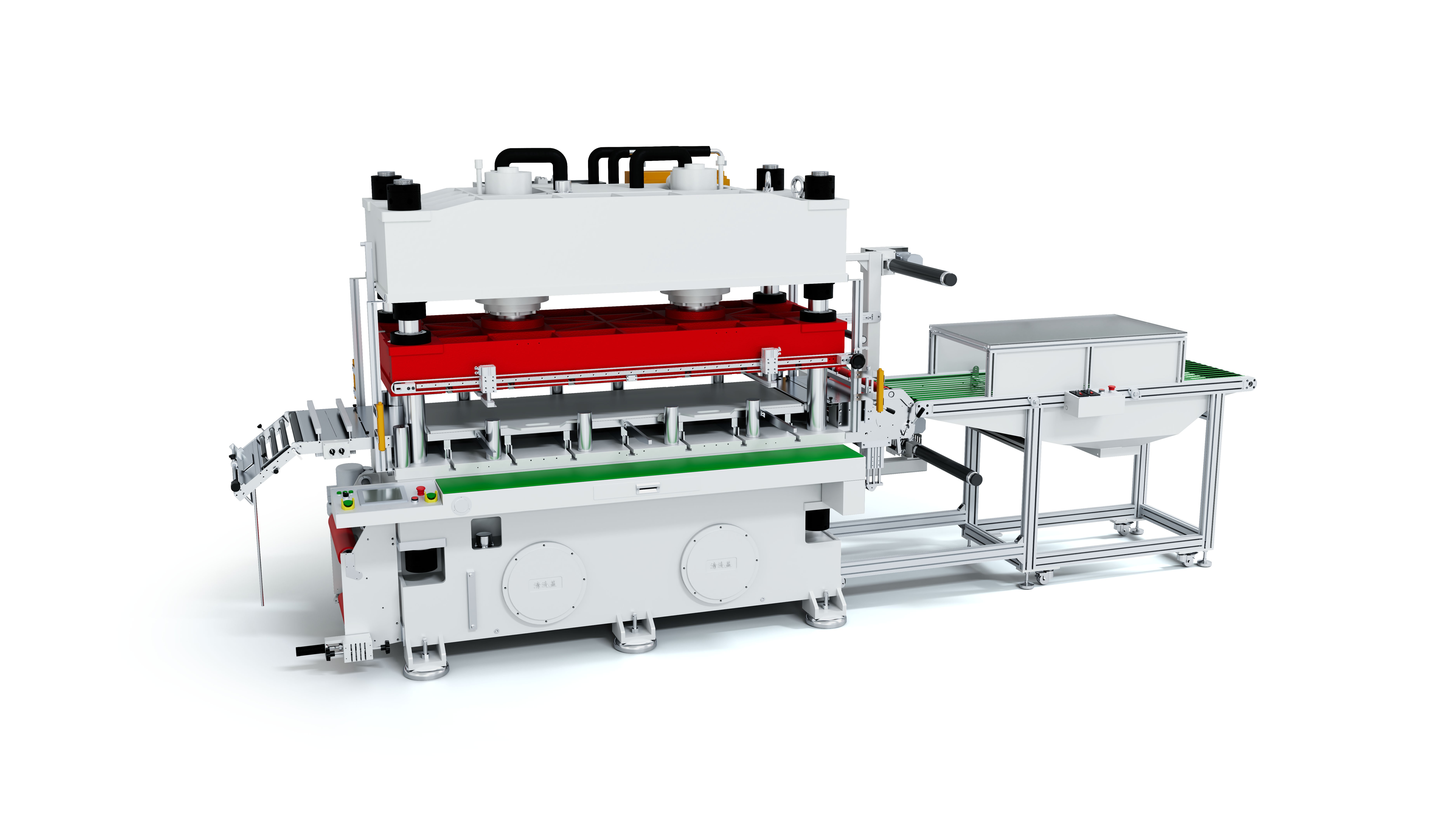大尺寸液壓模切機(jī)加抖料設(shè)備